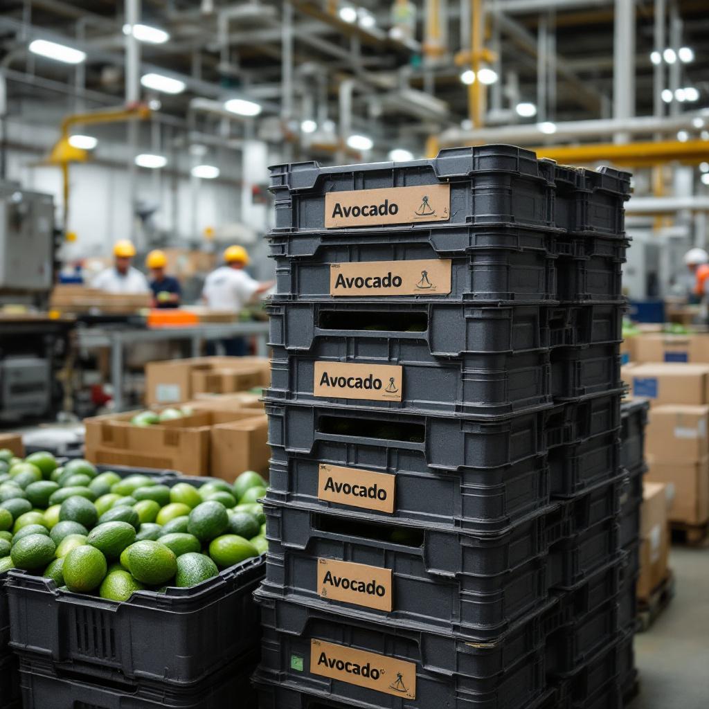 Cajas de Plastico para Aguacate