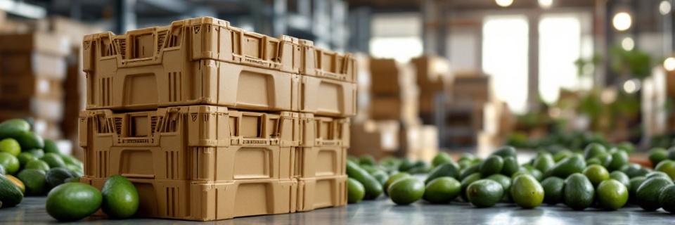 Cajas de Plastico para Aguacate